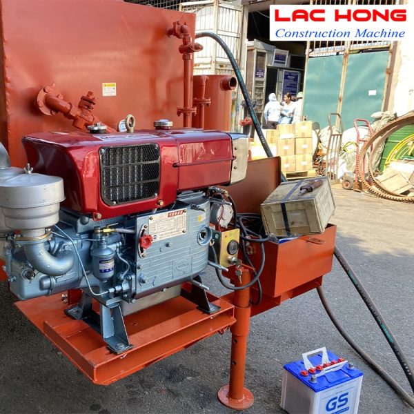 Bitumen melting and spraying machine - LAC HONG